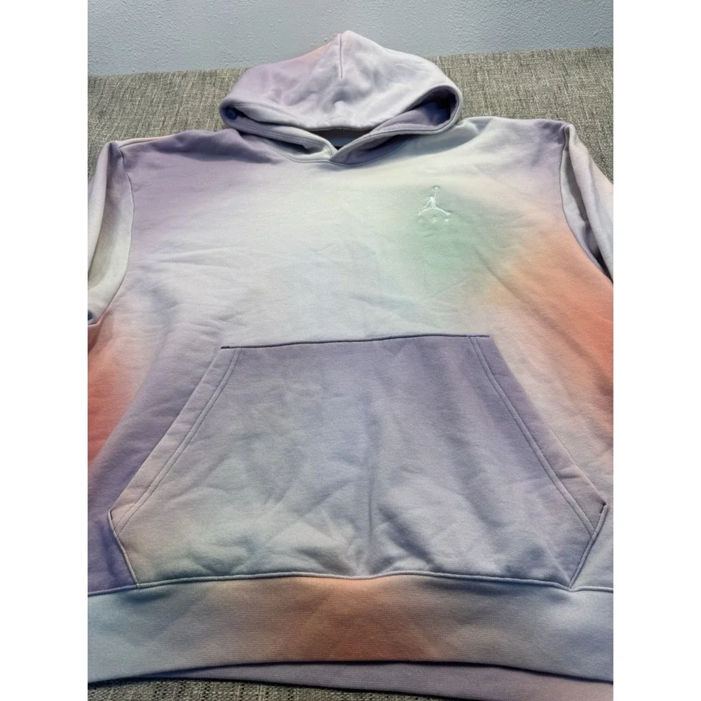 AIR JORDAN x J BALVIN FLEECE HOODIE TIE‎ DYE 2XL FJ639 630 SUNSET LEGACY TRAVIS